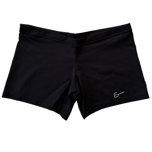 Culotte basico de lycra negra Evvi vista frontal